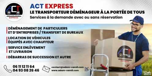 actexpress's tweet image. Act Express Vous propose ses services dans le département des Alpes-Maritimes