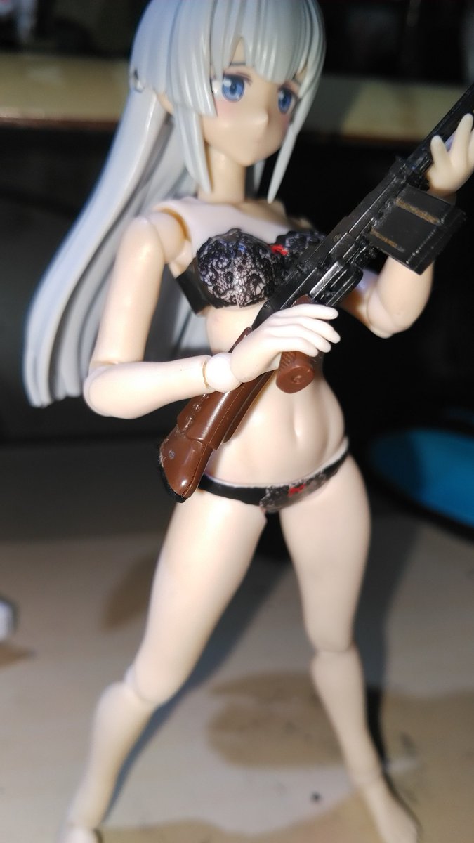 torisutatorisut's tweet photo. 眠いのになにやってンだと思わなくもないが、面白いから良し！
下着女性完成です

ﾒｶﾞﾐﾃﾞﾊﾞｲｽ用なのでｶｯﾄ必要
その結果ﾛｰﾗｲｽﾞに
ｶﾞｰﾀｰﾍﾞﾙﾄはｻｲｽﾞﾋﾟｯﾀﾘ！
多用する気はないですがﾃﾞｲﾃｰﾙｱｯﾌﾟにはちょうど良いです
#30MS
#貼る服
#小悪魔セット
#MILADOLL https://t.co/3smJUvfVKz