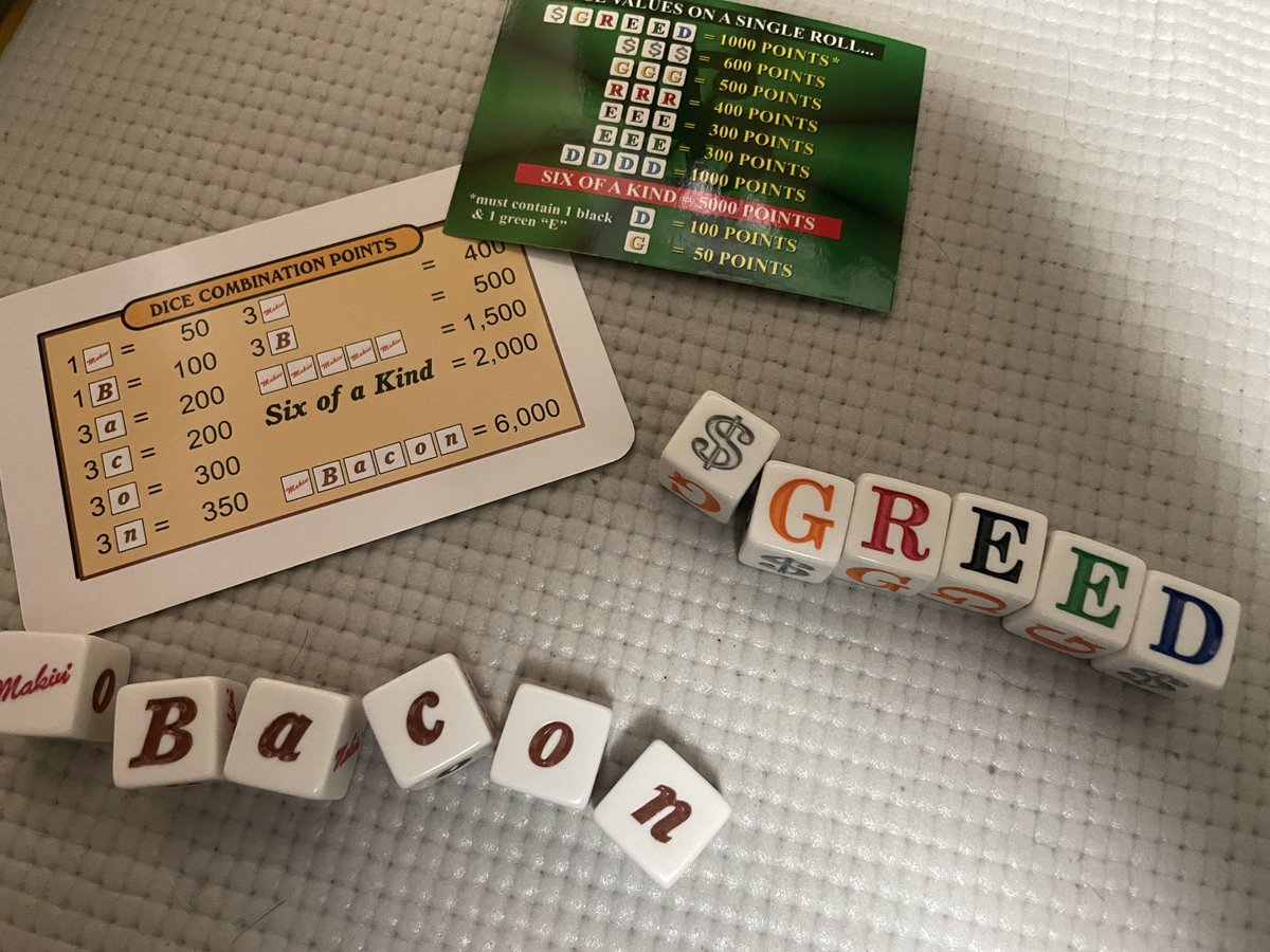 Hawe_Konami's tweet image. GREEDとbaconも持って
遊びに行こう！

#ダイスゲーム 
#GREED 
#makingbacon