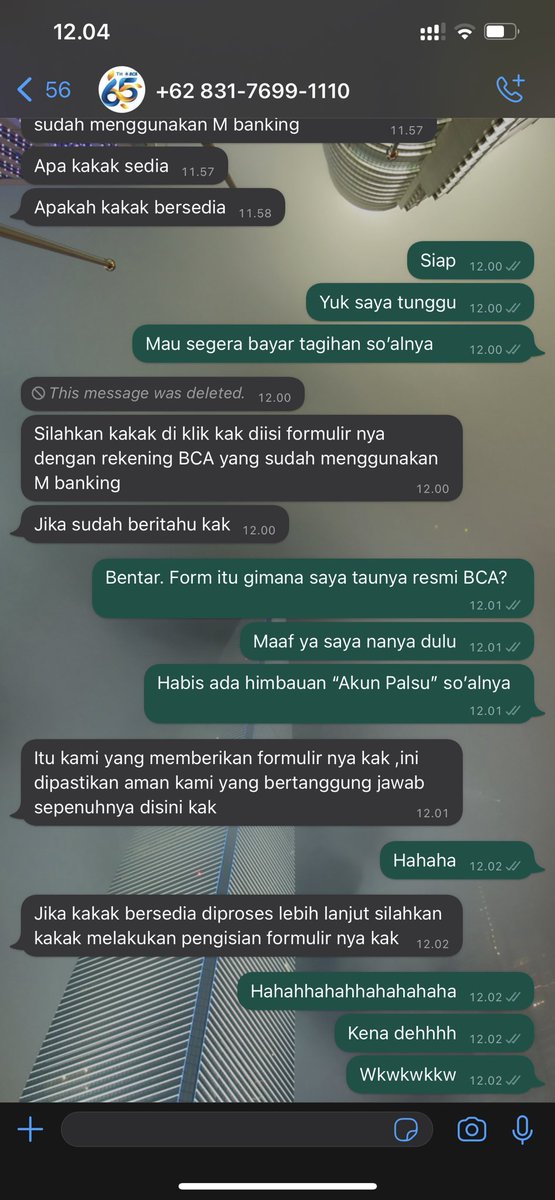 psudewa's tweet photo. Kegiatan Akun Palsu atas nama HaloBCA Guys! @TwitterID @Twitter segera di takedown dong akunnya… di ss pertama takut linknya ketahuan, lgs dihapus nih: https://t.co/SxLL6sgCky https://t.co/ITHBXCFZCf
