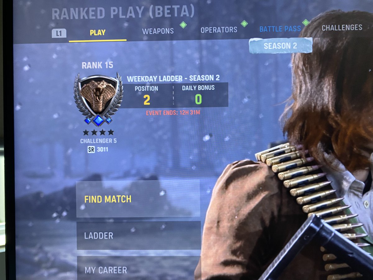 Not bad for playing rebirth 50/50 with ranked!