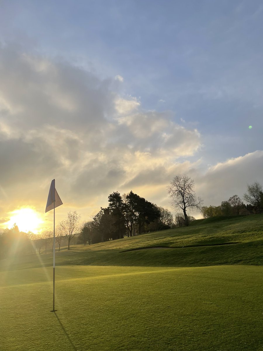 Course prep underway for bank holiday golf, ENJOY ⛳️