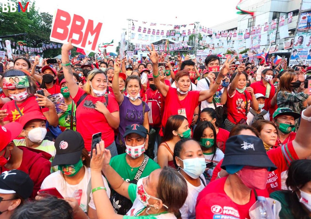 bongbongmarcos's tweet photo. Isa na namang matagumpay na rally ang ating naidaos sa Quezon City noong nakaraang linggo!

Maraming salamat sa inyong naglalagablab na suporta at pagmamahal sa Uniteam BBM-Sara! https://t.co/y6POw3OCBB
