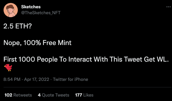 @TheSketches_NFT did u say free mint?