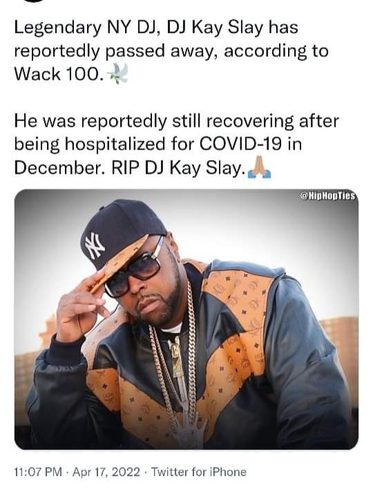DJ2020's tweet photo. I Still Have His First Mixtape In Semi-Dope Condition, The Streetsweeper, Vol. 1
S.I.P/R.I.P The Drama King, Keith "DJ Kay Slay" Grayson #djlife #TheDramaKing #djkayslay #covid19 #DJLegend #TheStreetSweeperVolume1 https://t.co/p15cxi5syF