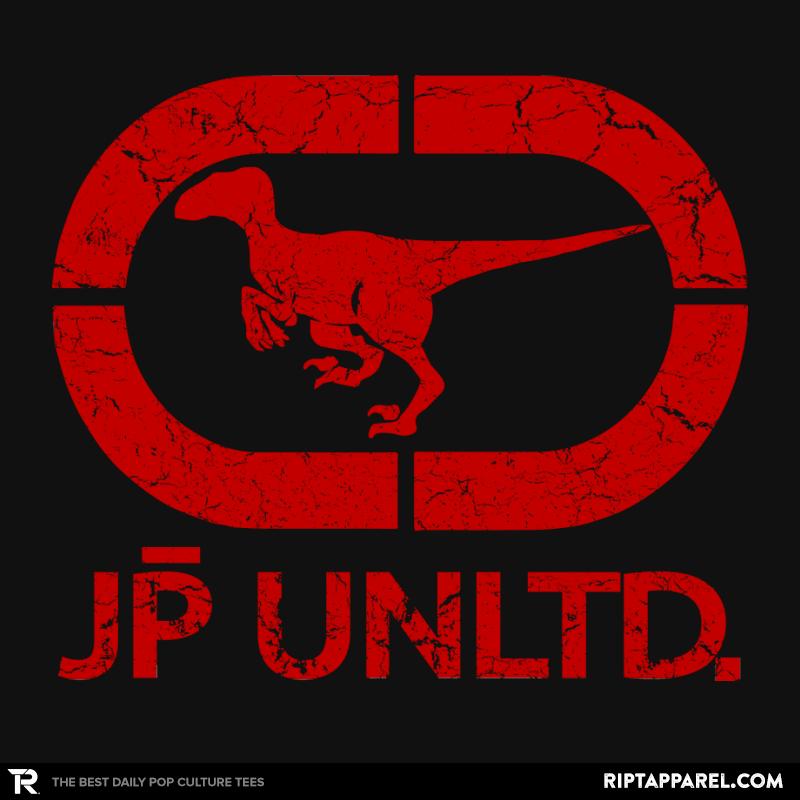 theshirtlist's tweet photo. JP Unltd T-Shirt - https://t.co/4FbRxdLn4b Jurassic Park t-shirt from @illproxy & @riptapparel for just $14! #Dinosaur #EckōUnltd #Illproxy #JurassicPark #Logo #Movie #Parody #TimBirch #Velociraptor https://t.co/CWTTexbkGi