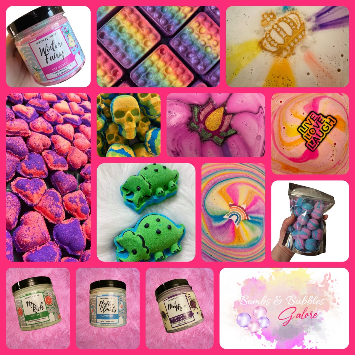 BombsandBubbles's tweet photo. @BizBubbleUK Good morning #UKSmallBizNetwork. I sell handmade bath and shower products as a small retailer. I mainly run it in my spare time and online, alongside my full-time job and raising 2 daughters. 

Our bath bomb range is huge and are the main bulk of my product base. I love it all! https://t.co/sy6NXjuebA