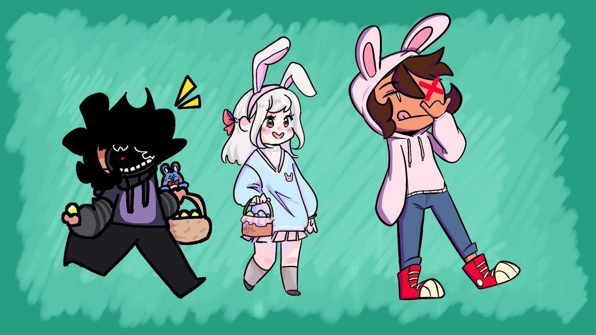 epikiseating's tweet photo. Easter Art Collab with @shmittle @MeepMorp420 

Im HOP-ing these days would continue to be uhh.. nvm- https://t.co/DoUjdx9wpH