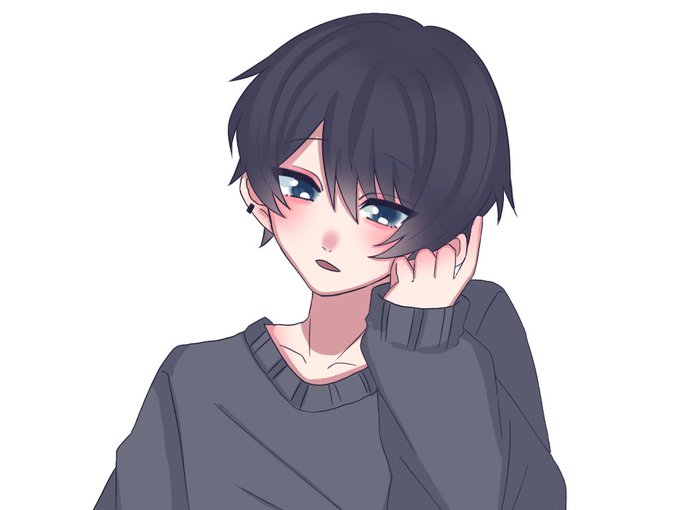 黒髪男子のtwitterイラスト検索結果 古い順