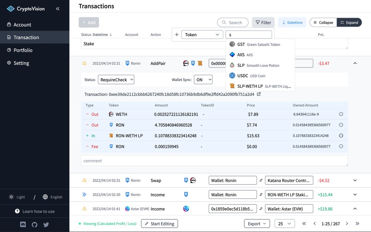 _cryptovision's tweet photo. Analyze transactions &amp; calculate Profit/Loss https://t.co/DTi6BhRhO1
