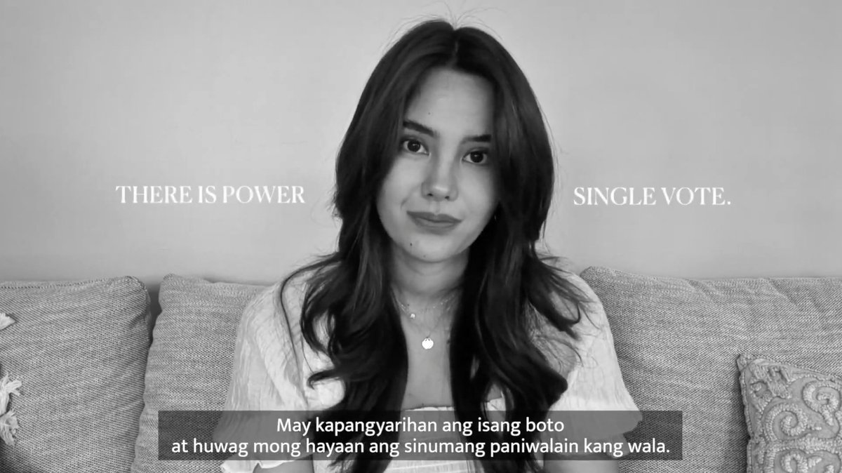 migueldumaual's tweet photo. JUST IN: Miss Universe 2018 Catriona Gray says she will vote for VP Leni Robredo and Sen. Kiko Pangilinan in #Halalan2022.
In a vlog, the beauty queen explains she arrived at the decision after five considerations: qualified, history, service, platform, and values. @ABSCBNNews https://t.co/mtk1YdmMVG