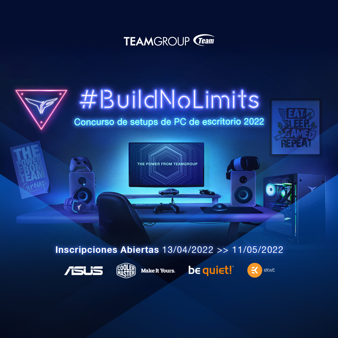 teamgroupinces's tweet photo. ¿Ya conoces todos los detalles sobre nuestro concurso de setups de PC de escritorio? 😏 #BuildNoLimits 

👉 https://t.co/2LK5BVyUXG
✍ Inscripciones del 13/04 al 11/05 https://t.co/A2lVu77BkQ