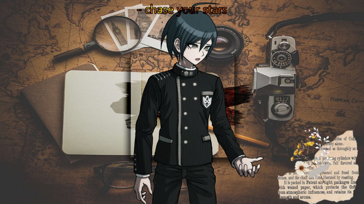 Shuichi looks distressed. What is so distressed about?