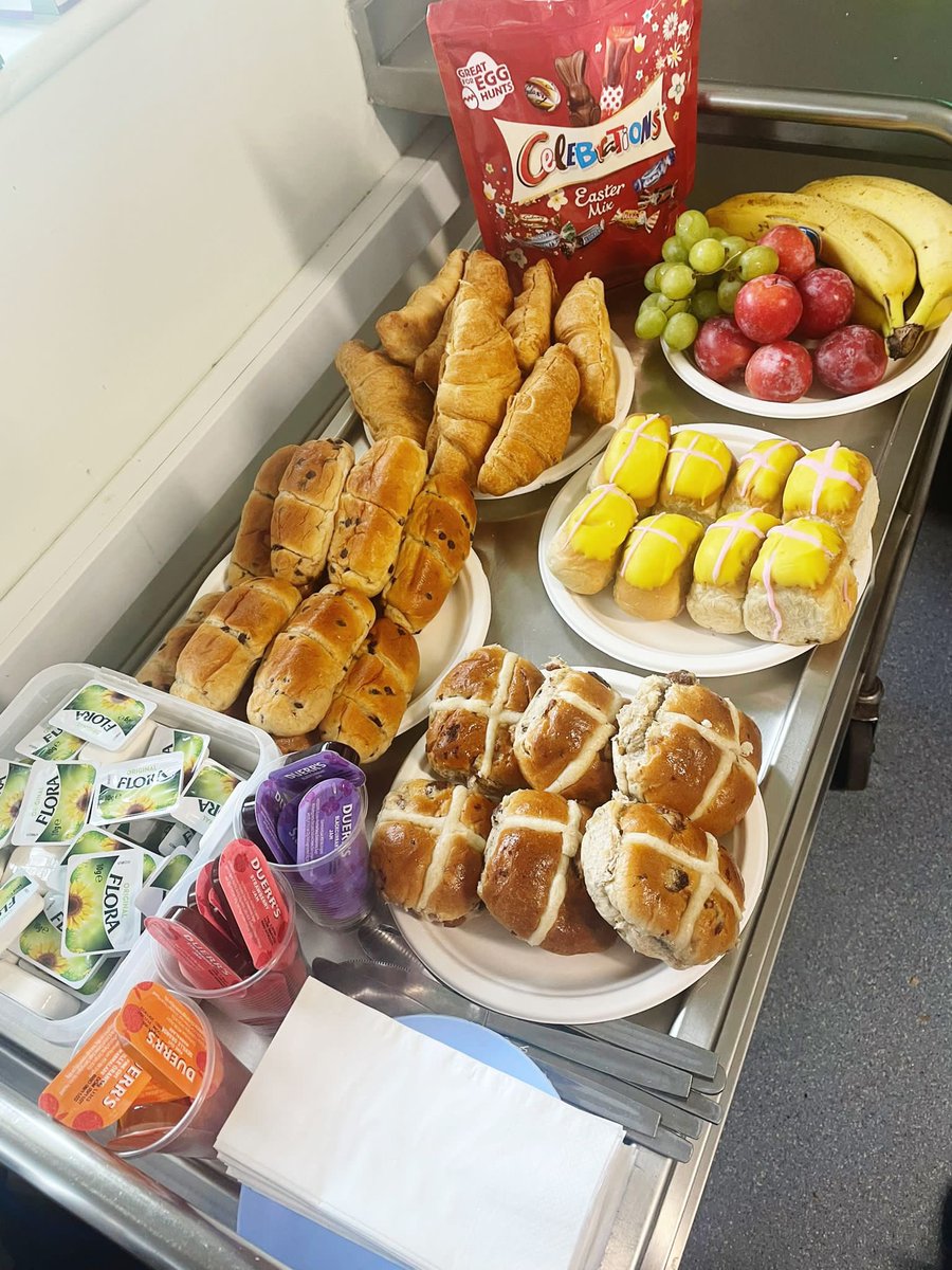 Maple Ward (@mapleward5) on Twitter photo Ending the bank holiday, with an easter brunch, provided by our RNA Charlotte. 
Enjoyed by all 🐣 #Easter #foodmood Ending the bank holiday, with an easter brunch, provided by our RNA Charlotte. 
Enjoyed by all 🐣 #Easter #foodmood