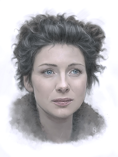"Come back to me James Fraser" Art of Claire. #Outlander #CaitrionaBalfe