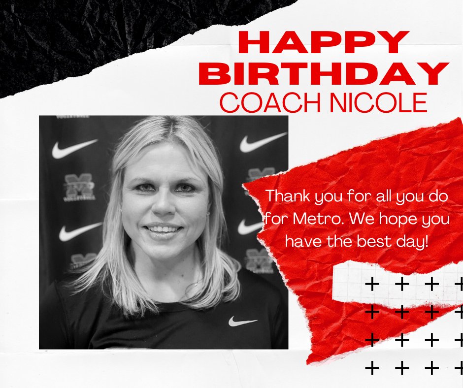 Happy Birthday, Coach Nicole!🎂 We hope you have the best day. Metro is so lucky to have you! #metrobirthdays #metrocoachesarethebest #happybirthday #metrostrong