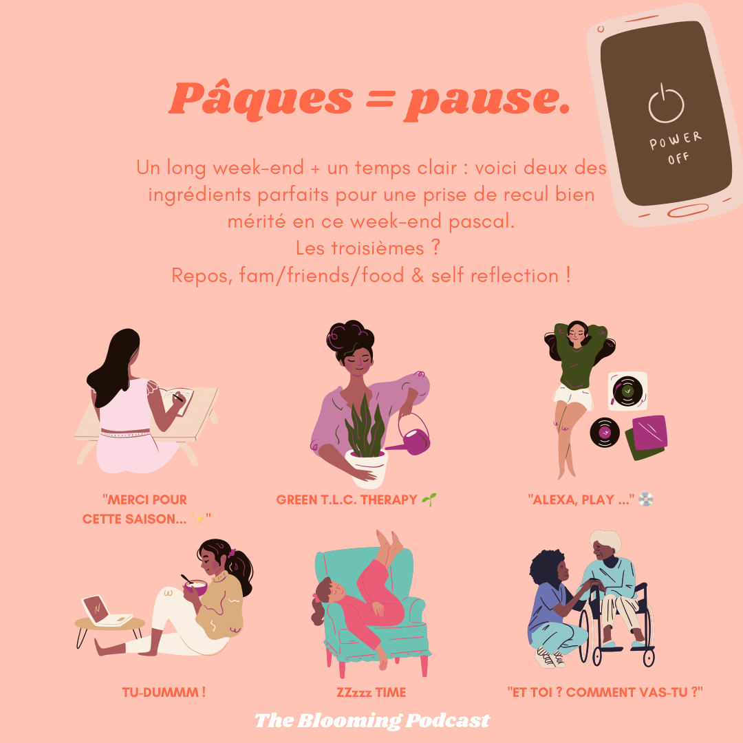 BloomingPodcast's tweet photo. Ma "to enjoy" du jour :

- farniente
- petite balade en plein air 
- étirer mon corps
- rire avec mes loulous 
- réfléchir à ce que cette pâques, cette année, a réellement représenté pour moi et rendre grâce pour chaque points 

Et vous ? 

Bonne journée à tous 😘, https://t.co/4BEeX2GCFN