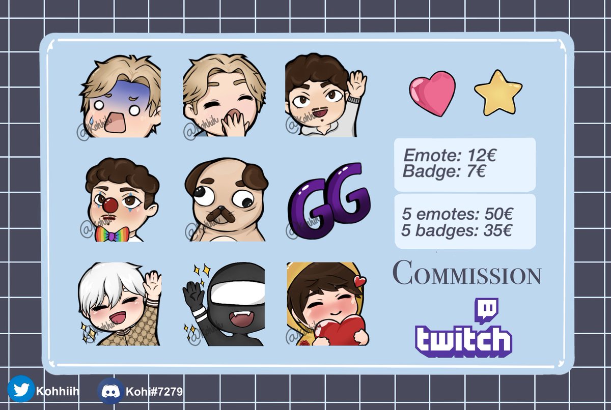 Kohhiih's tweet photo. ✨Commission open✨ 
DM si intéressé ➡️
N’hésitez pas à RT pour le soutien ;) https://t.co/uPNKlkWKH6