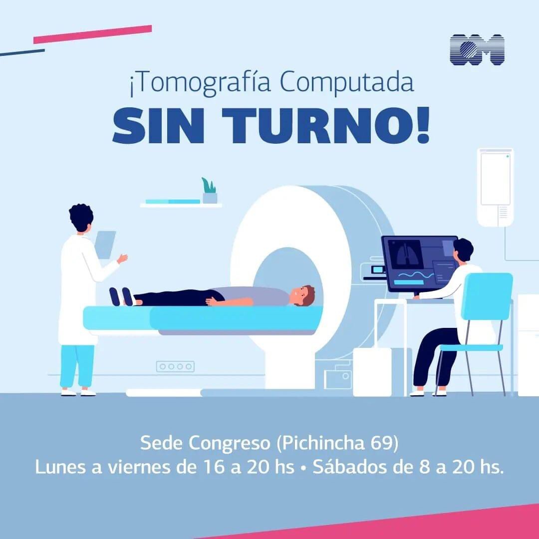 interna_15's tweet photo. Tomografía Computada SIN TURNO en Investigaciones Médicas - Sede Congreso, Pichincha 69.  A partir del 11 de abril. 

Siempre cuidando tu salud https://t.co/E9EVyHoHI3