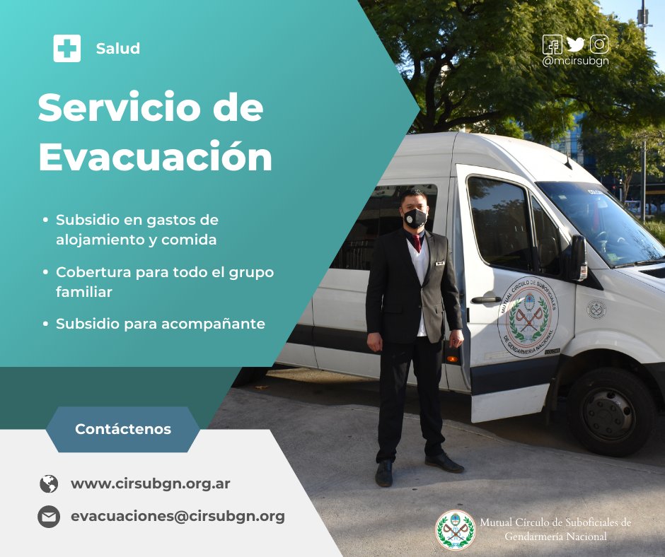 mcirsubgn's tweet photo. Este servicio se brinda a los asociados adheridos a los conceptos 249 y 250 del “Sistema Complementario de Farmacia y Evacuaciones”.
Conocé más sobre este beneficio en nuestra web  https://t.co/FrAAtxEXkh

#ServiciosYBeneficios #Evacuaciones #ServicioDeEvacuación #Subsidios #GNA https://t.co/ICJAsVnU8R