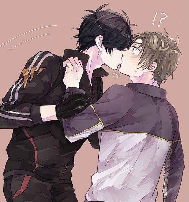 不意打ちキスのtwitterイラスト検索結果