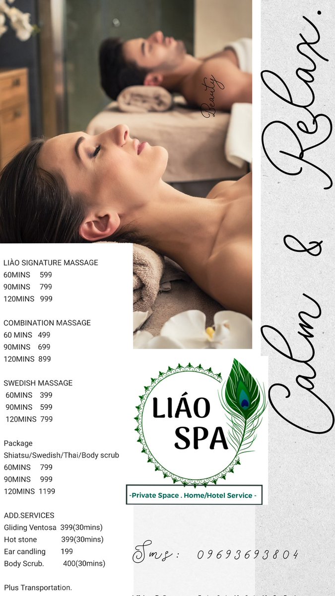 liaospaph's tweet photo. Male &amp; Female professional massage therapists available now .

Viber/SMS:09693693804

#homeservicemassage 
#AlphaMassage 
#InfinitySpa 
#urbanrefugespa
#mandaluyongspa
#altermadaluyong
#maletherapist
#privatespace https://t.co/oUQdof9LUh
