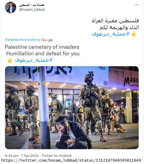 BestWebEnglish's tweet photo. 🛑Reported faux journalist aka Hamas terrorist @hosam_lubbad inciting violence and death against Jews and Israelis, celebrating murder and glorifying
#terrorism on Twitter since Feb 2015. I hope he's on a no-fly list. @TwitterSupport
@IsraelMFA #Israel
https://t.co/3QXM5s7a6C https://t.co/szPgbBlPqQ