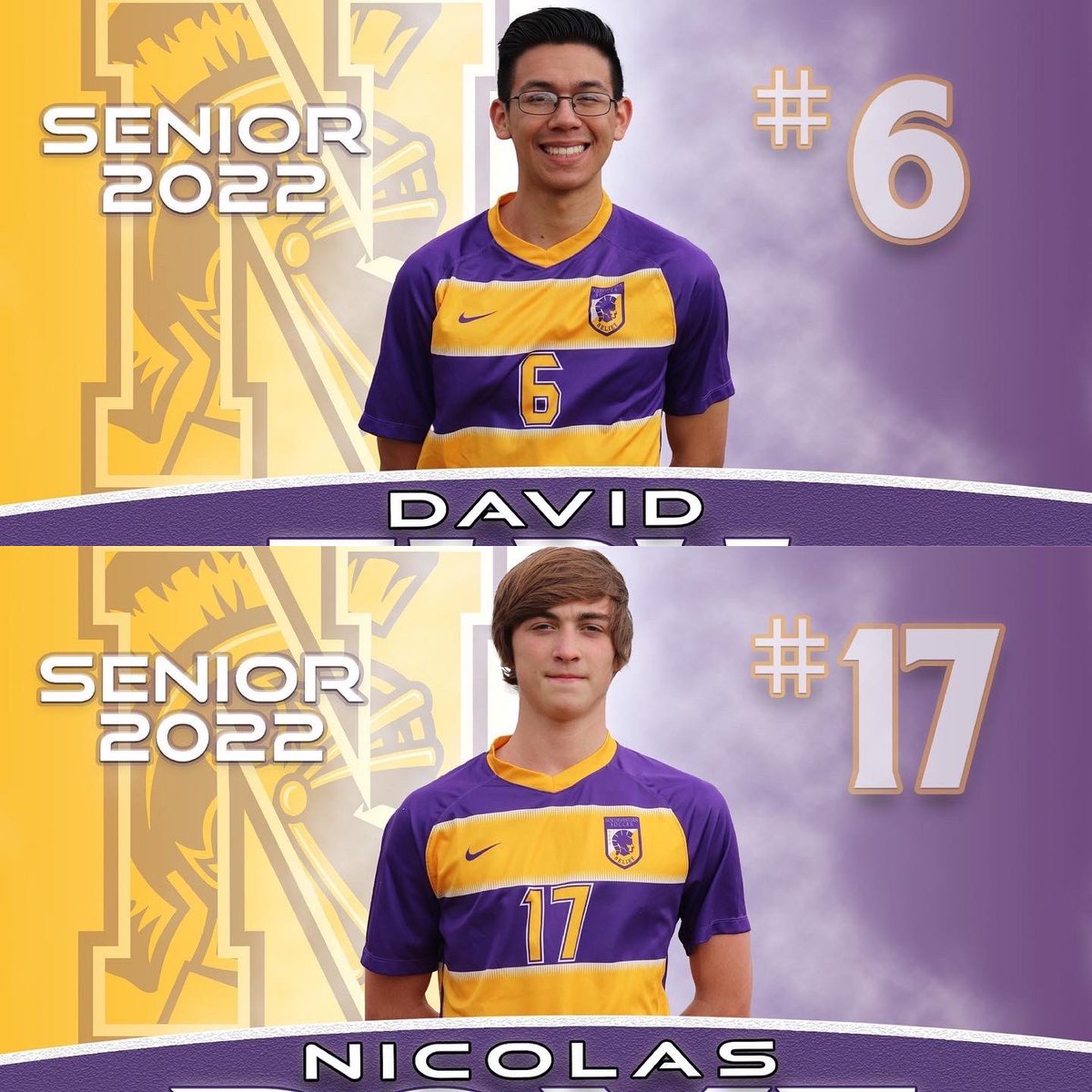 NHSMenSoccer's tweet photo. Come support our Seniors on Wednesday at 6:45 prior to the 7:00 PM home match at NHS Field!! @NHSTrojans https://t.co/8x8mISvMt6