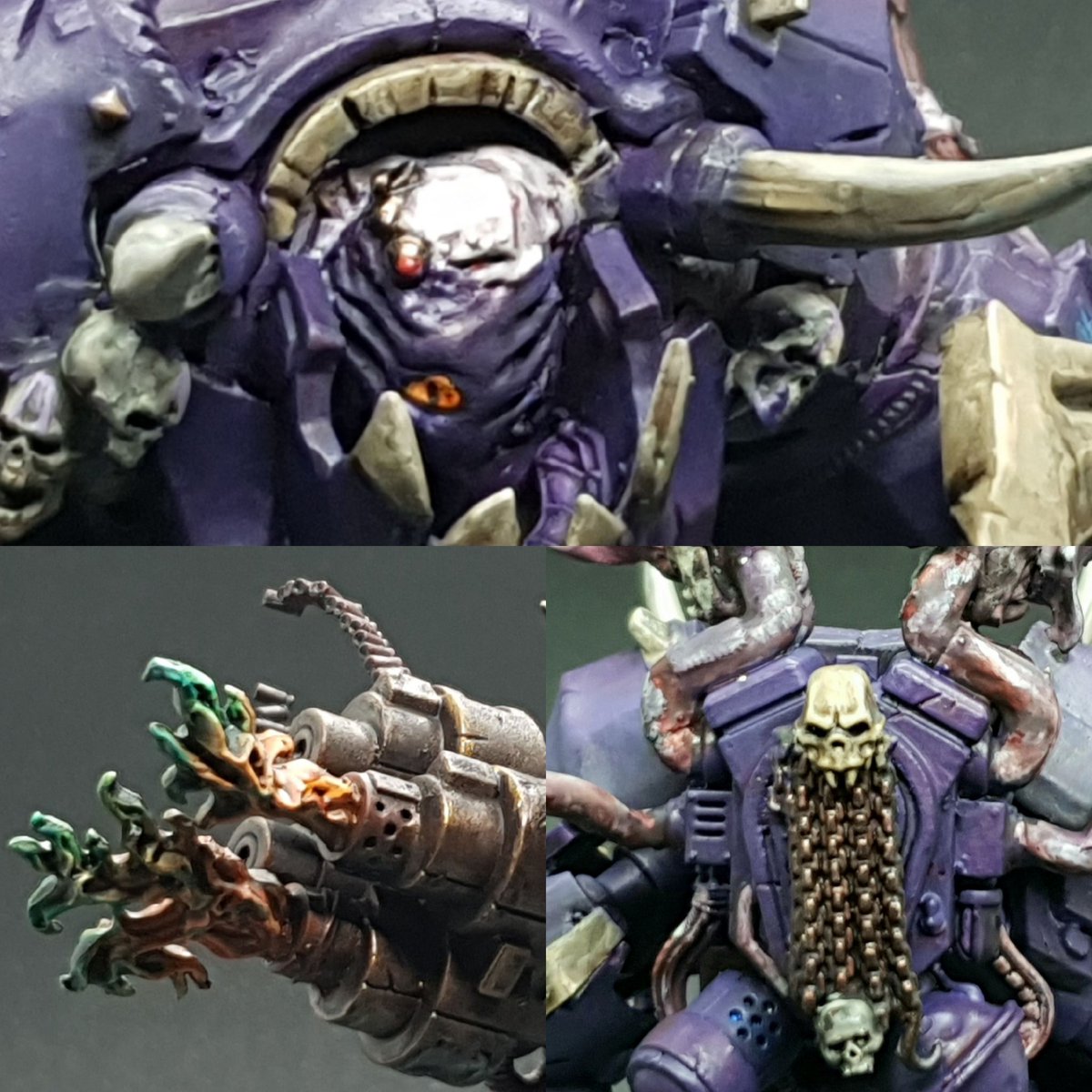 Heed_Paints's tweet photo. The 1st Purple Crusade has convinced an Obliterator to join
#WarhammerCommunity #Warhammer40k #Chaos #PurpleCrusade #Obliterator #Kitbash #Ghazghkull https://t.co/bd11IvLYbX