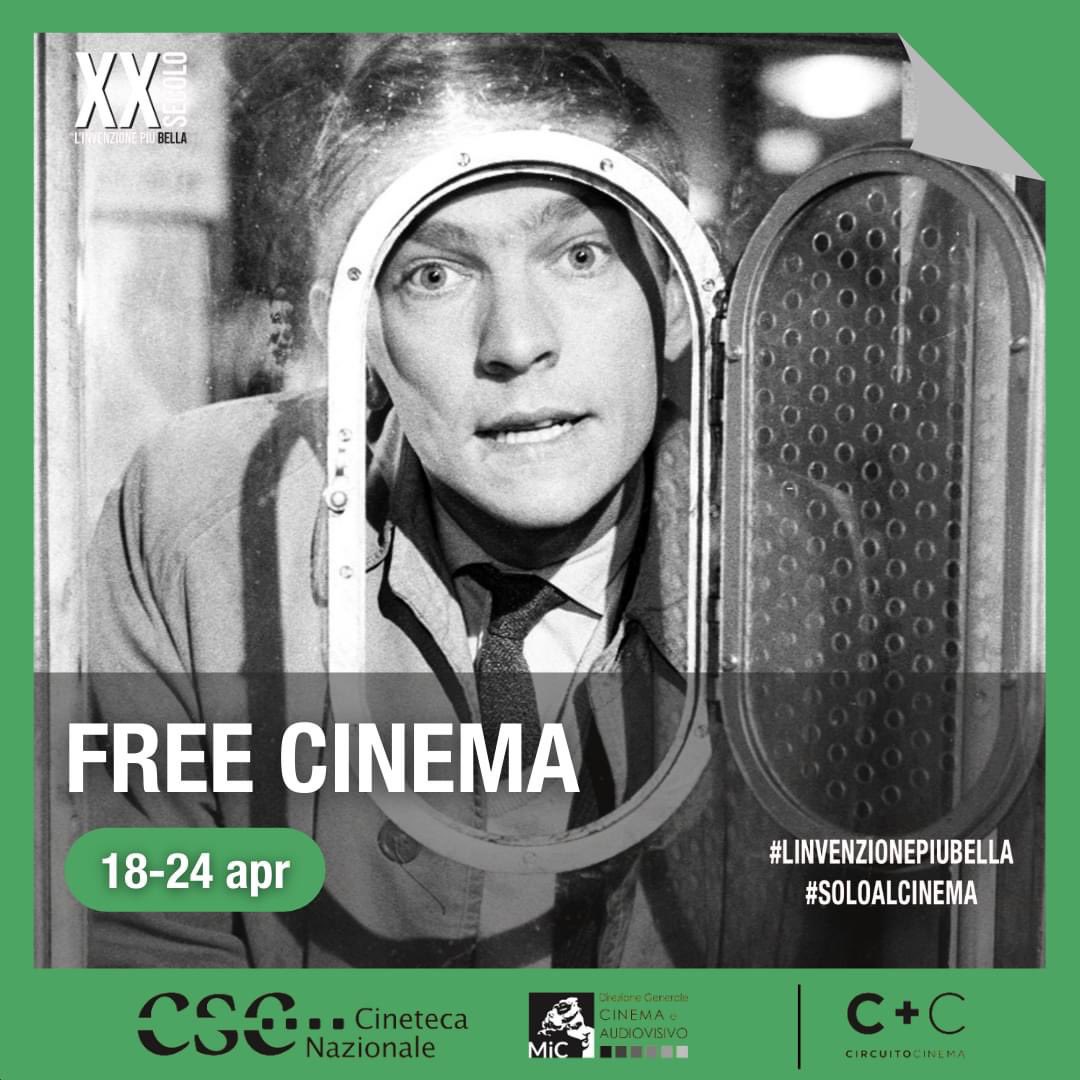 🗯 Il movimento inglese #FreeCinema degli #anni60 urlava la sua rabbia contro l’ipocrisia del sistema, raccontando in maniera libera la vita quotidiana della classe operaia. Nuovo appuntamento con la rassegna #XXsecolo dal 18 al 24 aprile: bit.ly/32bDEWm

#SoloAlCinema