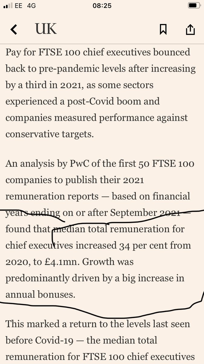 What do you even do with this sort of money? Imagine what a difference these companies could make to the cost of living debate if they reduced ridiculous salaries at the top and boosted the pay of their lower paid workers.