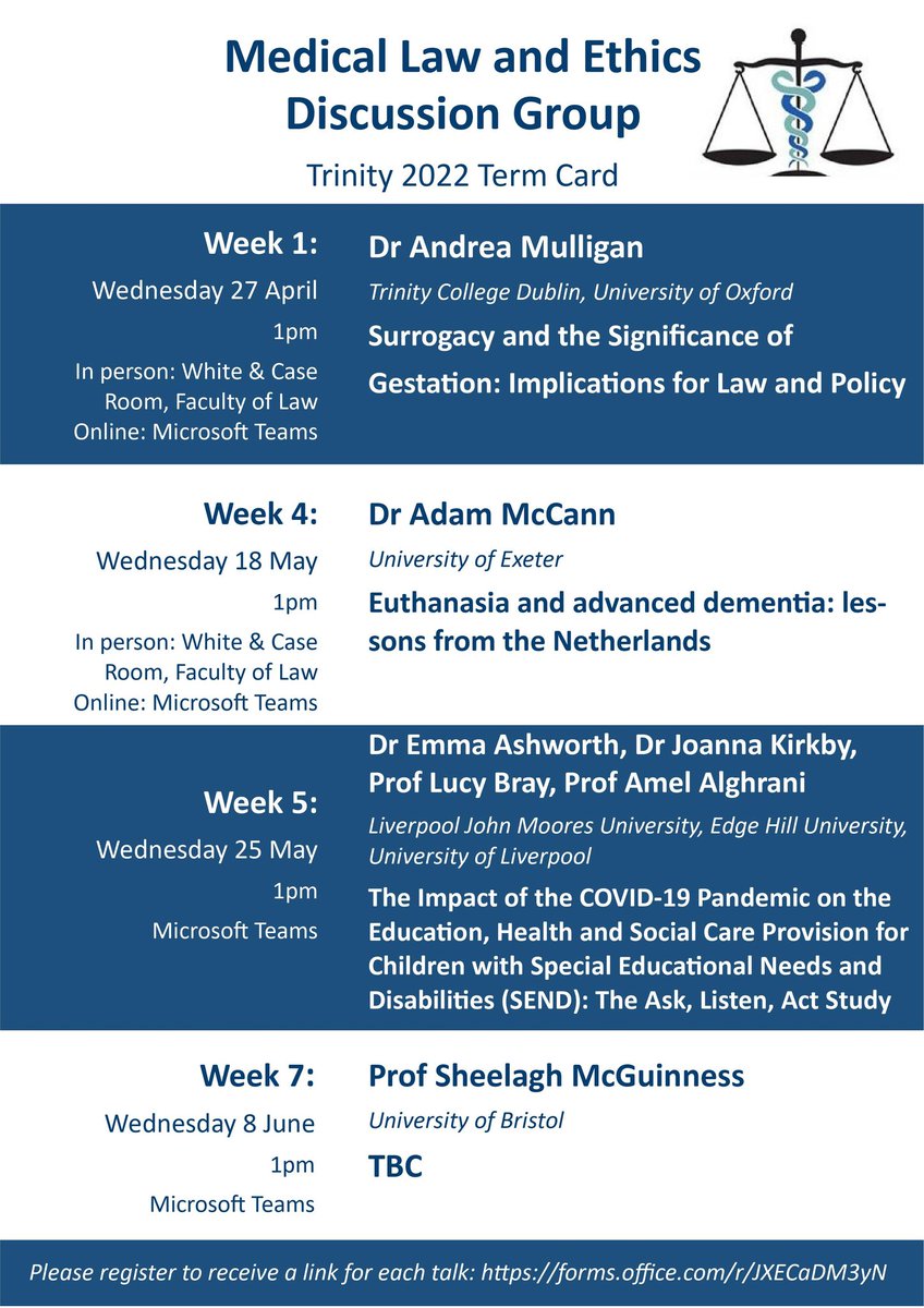 Our updated term card for TT22 is here! law.ox.ac.uk/research-subje… Join us online for four excellent talks by @AndieMulligan, Dr Adam Mcann, @AskListenAct, and @SheelaghMcG. Use this form to register: forms.office.com/r/JXECaDM3yN