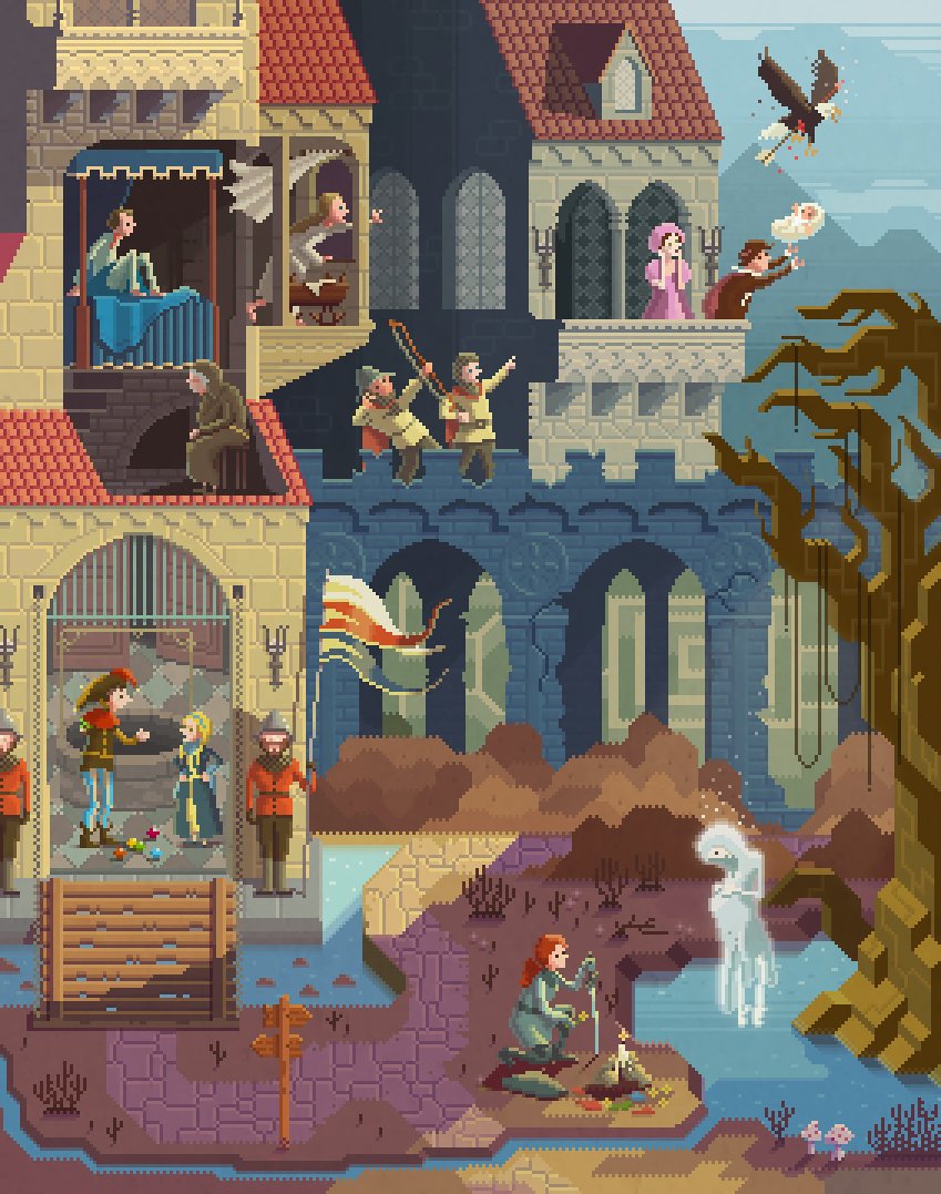 OctaviNavarro's tweet photo. 'Crossroads'🏹 #scene26 #pixelart
https://t.co/C8bvnggdgF https://t.co/ZNLeJv2Psd