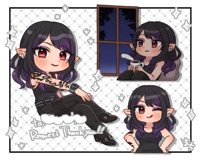 skebリクエストありがとうございました💜
https://t.co/Ce8zSt4ESS 