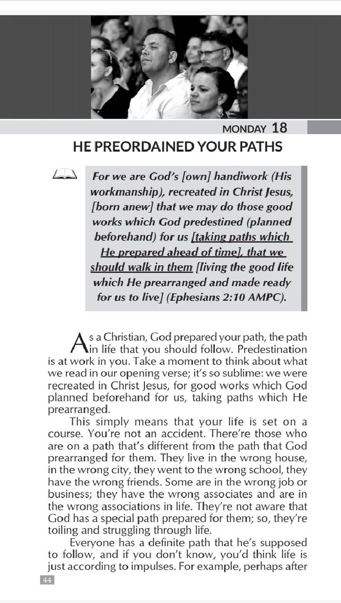 sjabulisodube's tweet photo. HE PREORDAINED YOUR PATHS
For we are his workmanship, created in Christ Jesus unto good works, which God hath before ordained that we should walk in them.
Ephesians 2:10 KJV
#TheEndIsNear
#PrepareYourself
#HeIsComingBackAgain https://t.co/xMu7UgQ3FJ