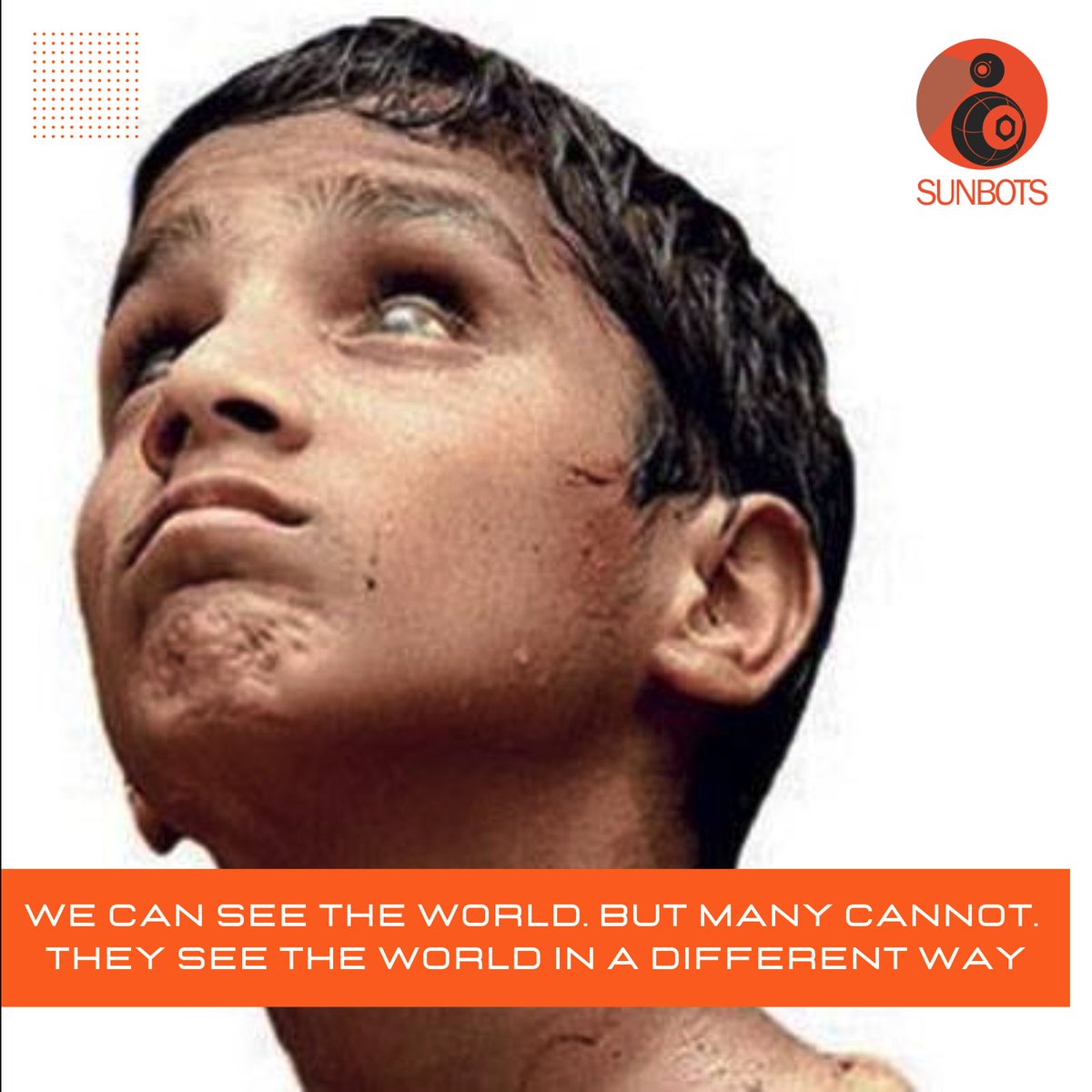 SunbotsL's tweet photo. Having #eye gives us #freedom to #exploretheworld but there are many #disabledpeople who have no #vision and lack #visioncare see the world in a different way. #dependency is a cr #issue faced by the #visionloss. 

#changeyourlife #corporatesocialresponsibility #betterlife https://t.co/HGyAGwBWNL