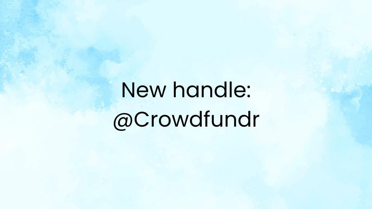 We’ve moved to <a href="/Crowdfundr/">Crowdfundr</a> 🚨