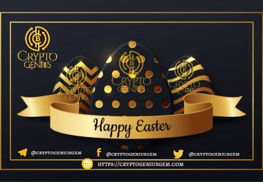 Cryptogeniusgem's tweet photo. 🥚Happy Easter to Everyone,🥚CRYPTO GENIUS wish everyone a blessed &amp; prosperous Easter.🥚May your day filled with joy &amp; Happiness 🥚

🥚🥚🥚 Happy Easter 🥚🥚🥚
Telegram Group
👇
https://t.co/sOsJ7kkgHN

#Cryptogenius #Crypto #cryptocurrency #Easter #Easter2022 #EasterMonday https://t.co/focvnF5m4O