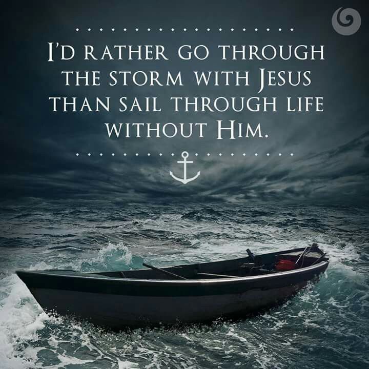 thompsonb2569's tweet image. I'd rather go through the storm 🌩️🌨️ with JESUS than sail through life without Him. ⚓