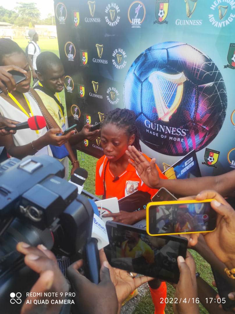 Georgette NGO BOUM GUINESICO first match of Season