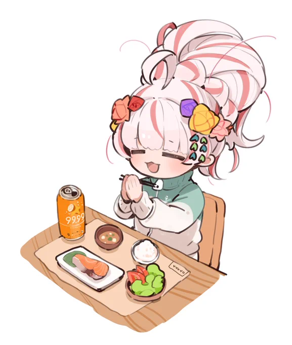 そよぴの朝ごはん。
#香画辻 