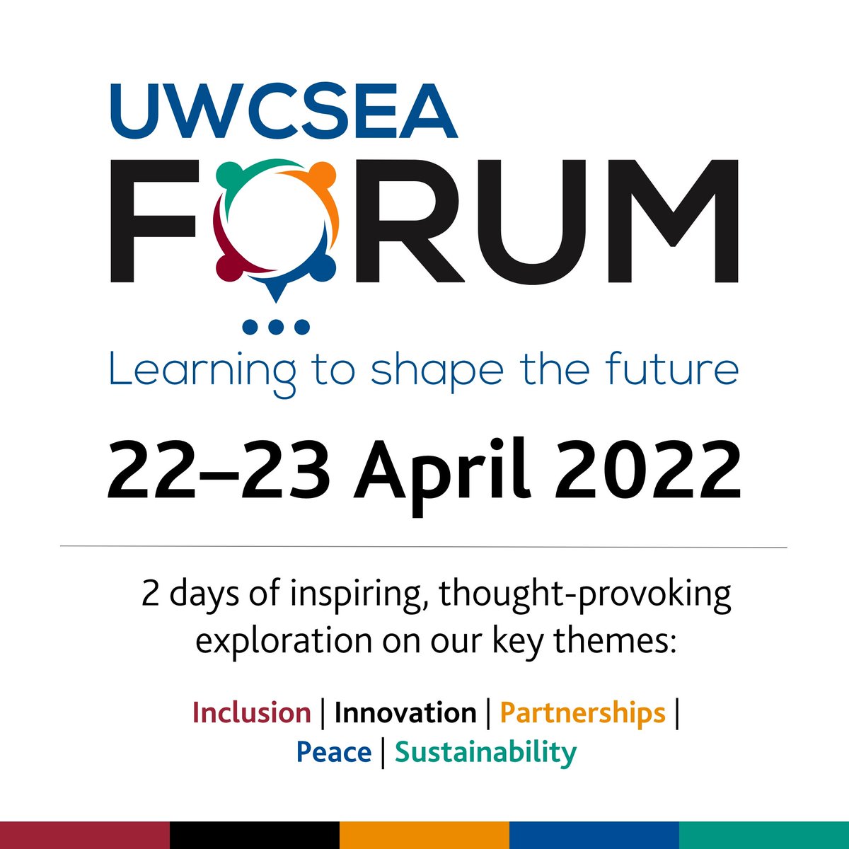 Join us at the #UWCSEAForum as we look toward our next 50 years in Singapore through themes of Sustainability, Peace, Innovation, Inclusion and Partnership with guest speakers from our community and leaders from the UWC movement and global education. hubs.li/Q016M9h70