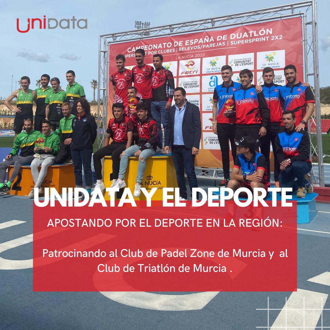 unidatasl's tweet photo. El esfuerzo, trabajo en equipo y constancia son algunos de los valores con los que en Unidata nos sentimos identificados.

Y por esta razón llevamos más de 7 años apostando por el deporte, poniendo nuestro granito de arena para impulsar la cultura del deporte en nuestra Región. https://t.co/EssYuu0iNm