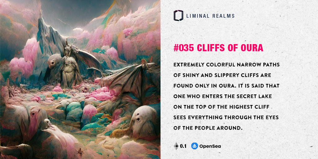 liminal_realms's tweet photo. Gm🤍
Just listed #35 "Cliffs of Oura"🎉✨

https://t.co/L5tRKF7eTi https://t.co/6CvmXppEYz