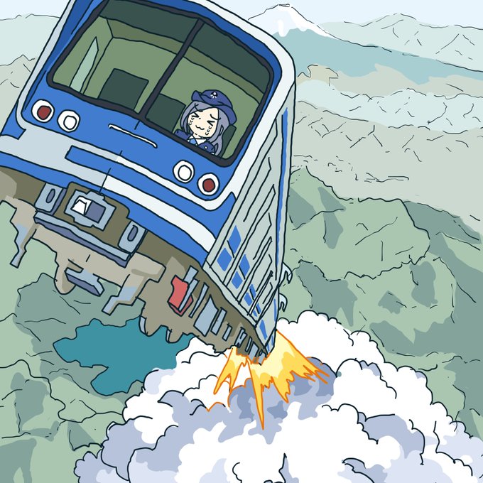 「帽子 電車」のTwitter画像/イラスト(新着)｜3ページ目