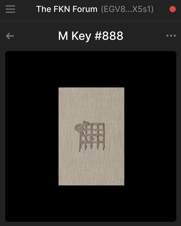 Supporting <a href="/MinistryArt/">Ministry</a> means being next to many patrons, collectors and artist friends who trust in the beautiful 1/1 ecosystem that we are creating daily on #Solana. Lucky to hold my #888 Key. Don't you have yours yet? (MINT is LIVE). Veritas in Arte ☮️&amp;💜