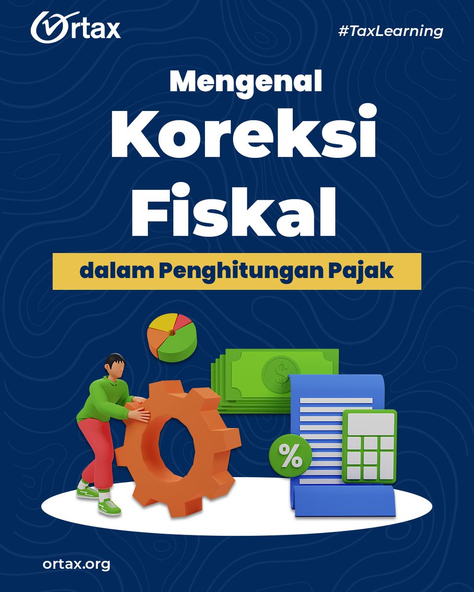 redaksi_ortax's tweet photo. Hal tersebut menimbulkan perbedaan penghitungan antara akuntansi dan pajak sehingga perlu dilakukan penyesuaian. Penyesuaian tersebut dikenal dengan istilah koreksi fiskal. Penasaran apa saja jenis koreksi fiskal dan penyebabnya? Yuk simak #TaxLearning berikut ini! https://t.co/mkzP52wxLk