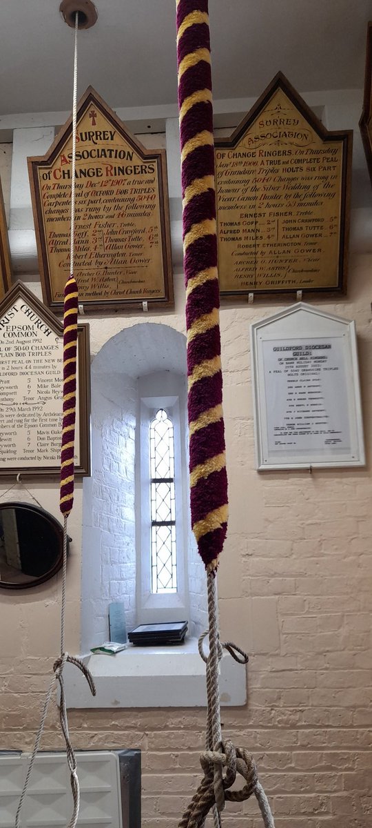 SEJenks's tweet photo. #Christchurch #EpsomCommon tower ready for ringing open day @KingstonRingers #GuildfordDiocesanGuild https://t.co/aka5sivD1L