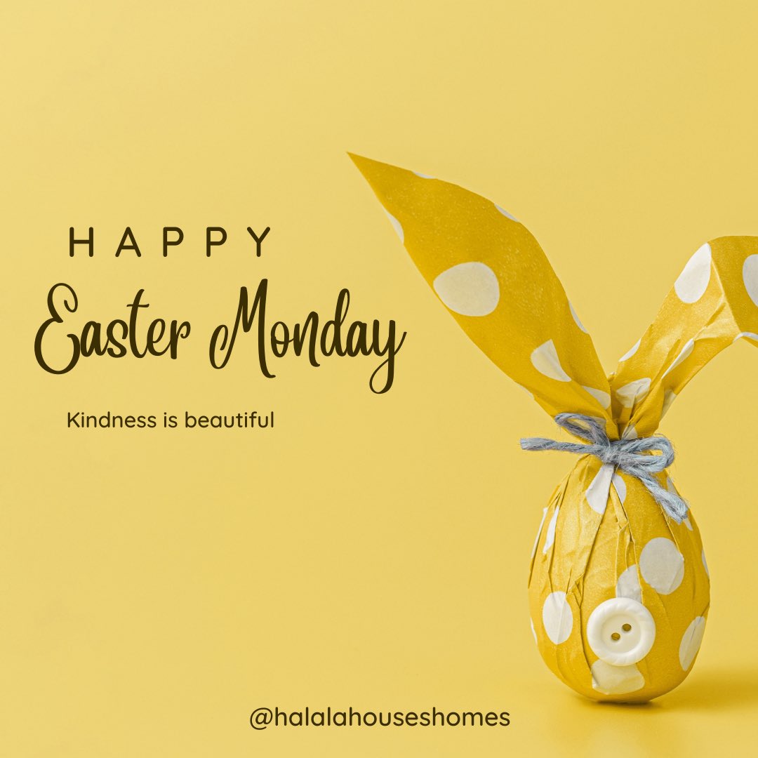 halalahouses's tweet photo. Happy Easter from us 🐣! 

#HalalaHousesHomes #ProteaGlen #Homes #Houses #Homeowners #Soweto #SkyCity #LionPride #RoyalCradle #newdevelopments https://t.co/pQNIxqE3mf