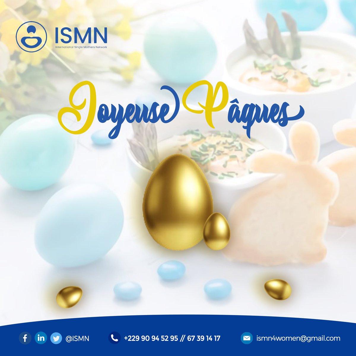 Ismn4singlemom's tweet photo. Que ce jour de fêtes soit l’occasion pour votre famille de se réunir et de se dire l’essentiel de l’existence : l’amour de l’autre.

Bonne fête de Pâques  !
#easter2022 
#internationalsinglemothersnetwork
#rejoiceintheLordalways https://t.co/BO6zhbXOuY